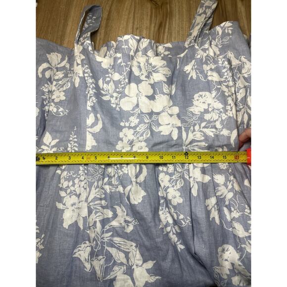 Reformation Bucatini Linen Midi Dress Size 10 NWT - Picture 9 of 11